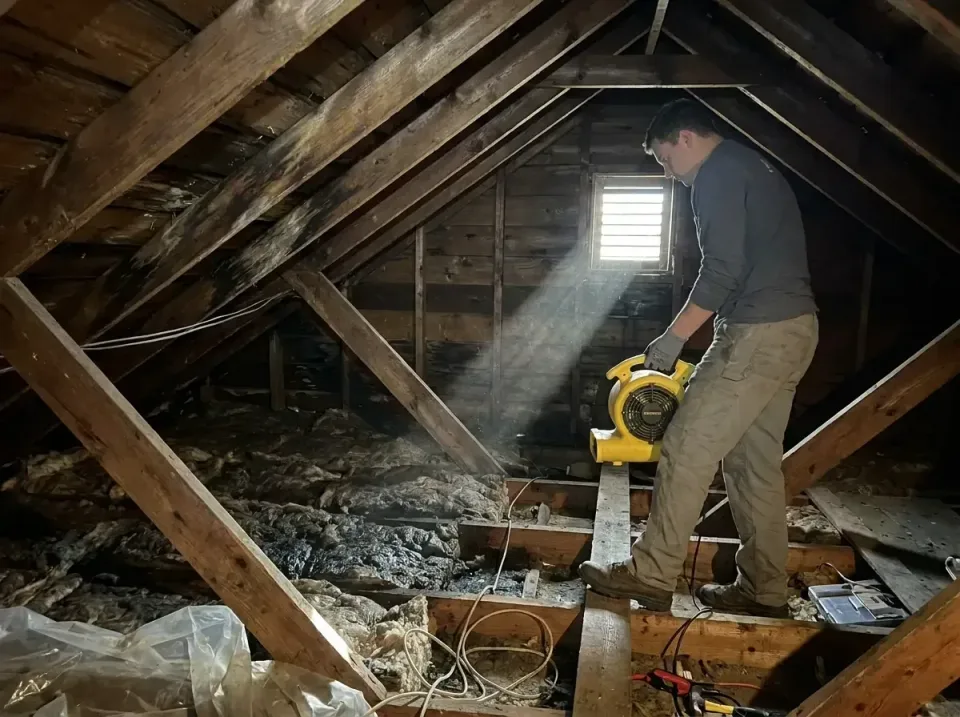 attic-water-damage-drying-proc-007 — frequently asked questions, Emergency Water Extraction & 24/7 Flood Response in Sewell,…